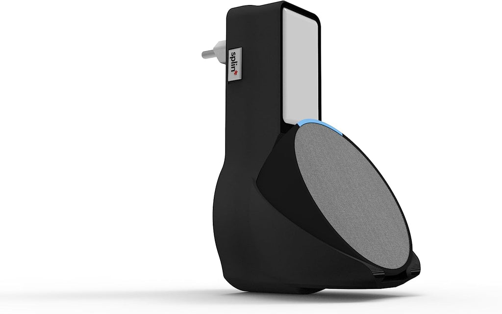 Suporte Splin All In One Tomada Para Smart Speaker Alexa Echo Pop - Amazon - Modelo Compacto
